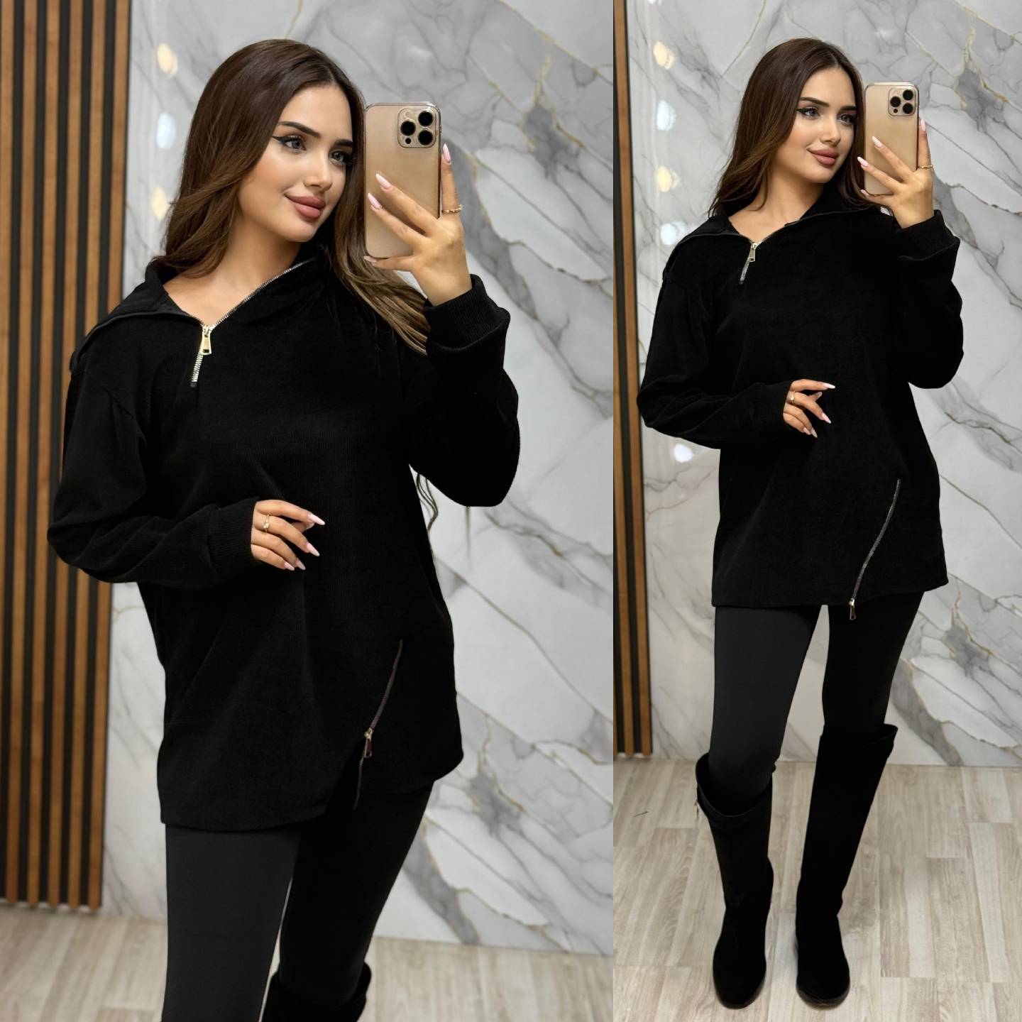 Qadın köynəyi, Açıq qırmızı rəng, Standart ölçü — şəkil 3