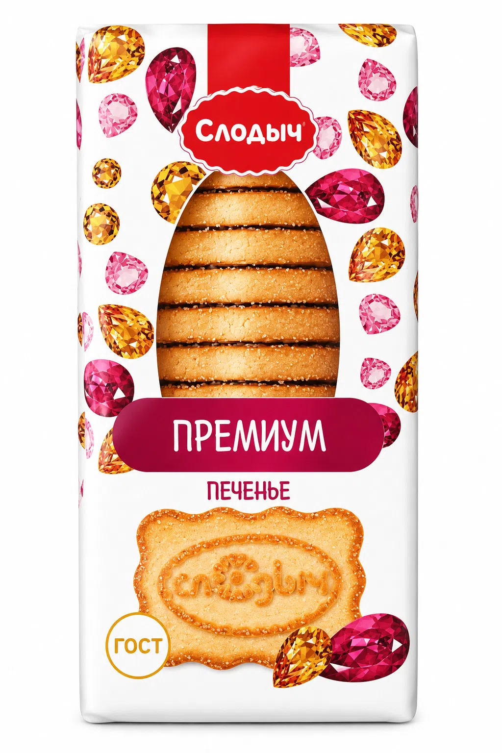Slodych Premium Şəkərli Peçenye, 390 q — şəkil 1