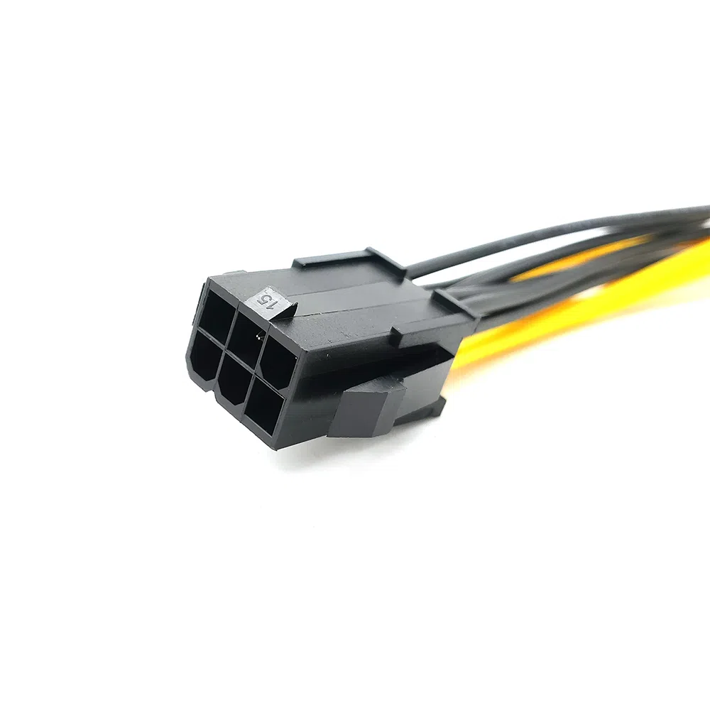 PCI Express 6 Pin to dual 8(6+2) Pin Power Converter Cable — şəkil 6