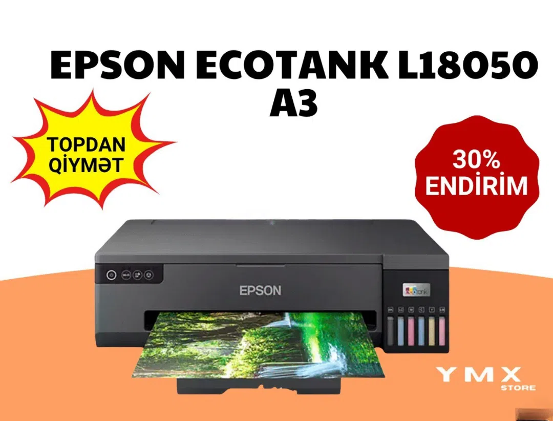 Epson EcoTank L18050 A3 rəngli printer — şəkil 1
