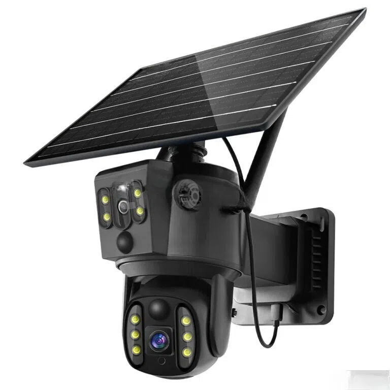 4G SIM kartlı solar 360° FHD 12MP/4K kamera - Tenderyard