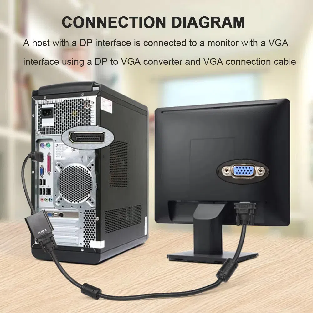 DP to VGA Adapter — şəkil 4