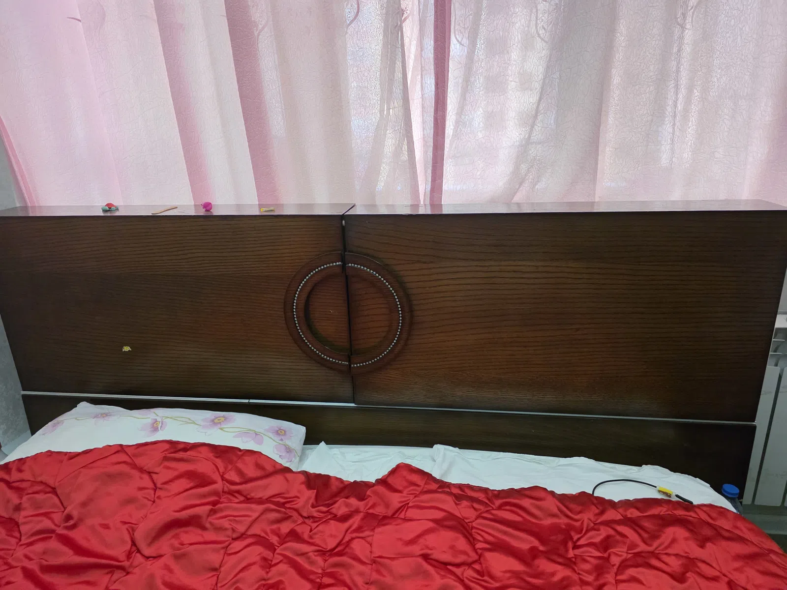 MDF material yataq otağı dəsti, Qəhvəyi rəng