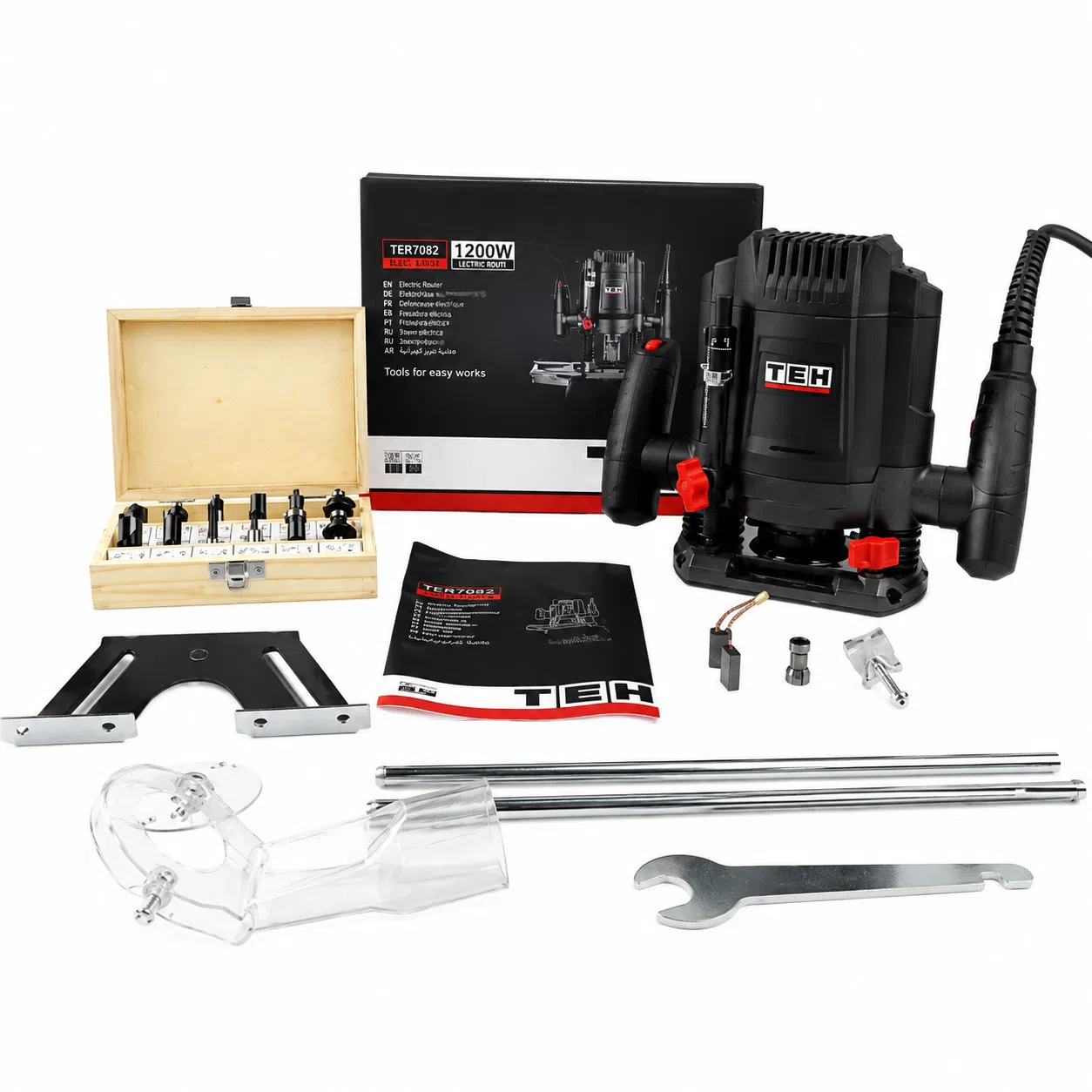 TEH TER7082 Elektrikli Əl Frezi 1200W — şəkil 3