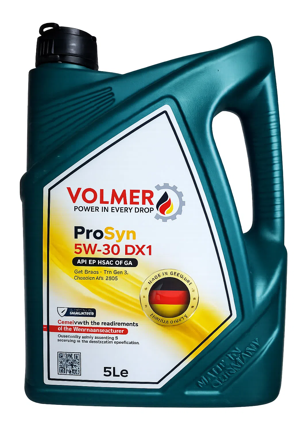 Volmer ProSyn 5W-30 DX1 Motor Yağı, 4 L — şəkil 2