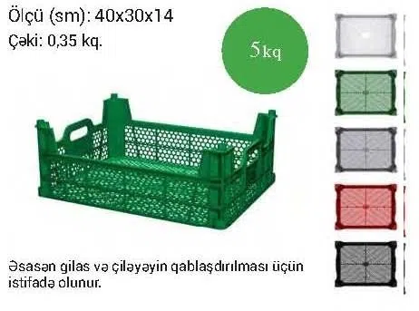 Plastik yeşiklər istehsalı — şəkil 19