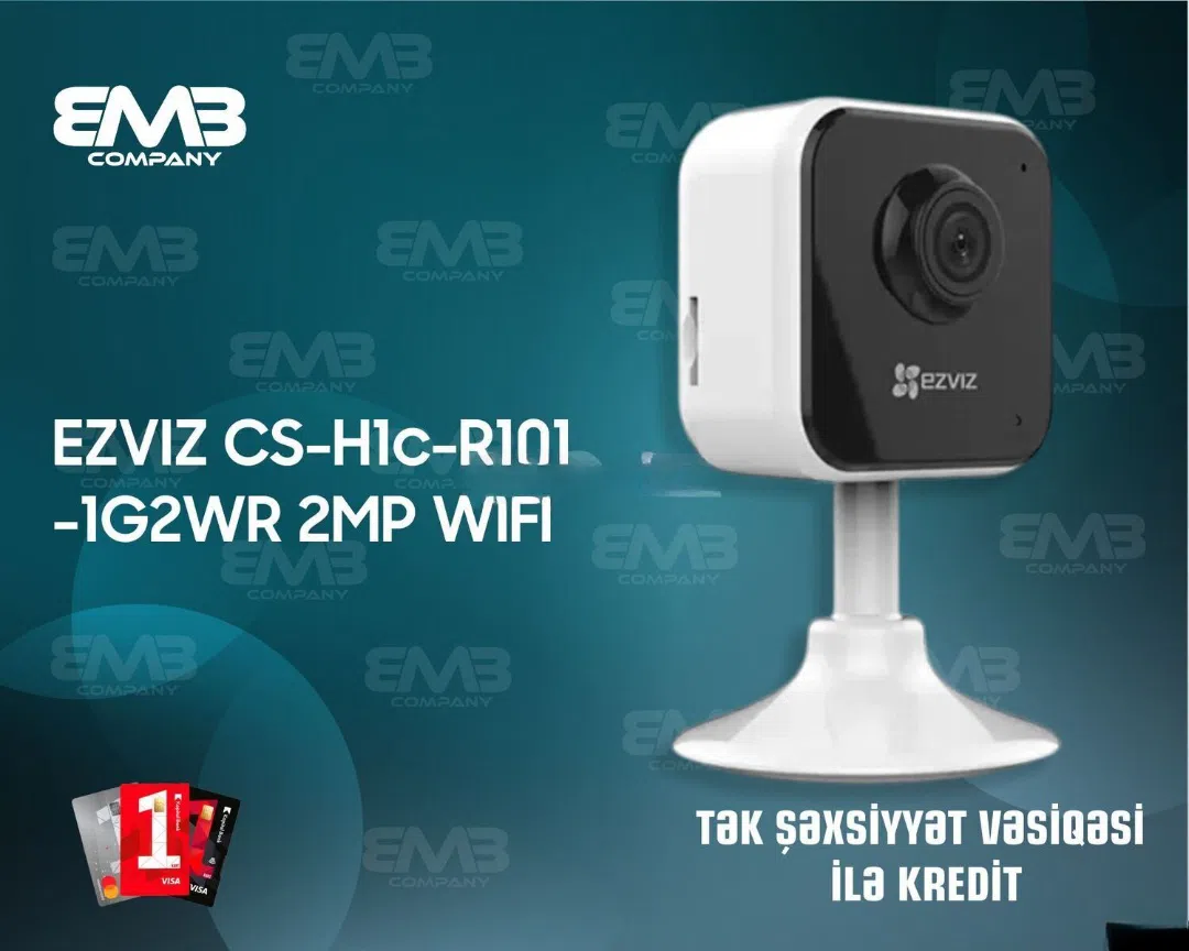 Ezviz CS-H1c-R101-1G2WR 2MP WiFi Təhlükəsizlik Kamerası — şəkil 1