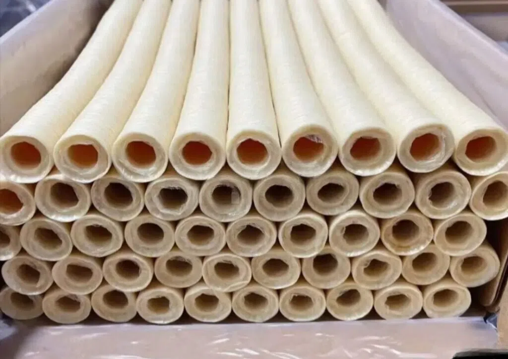 Sosiska üçün 24 mm ölçülü kollagen üzlük, 15-lik bağlama - Tenderyard