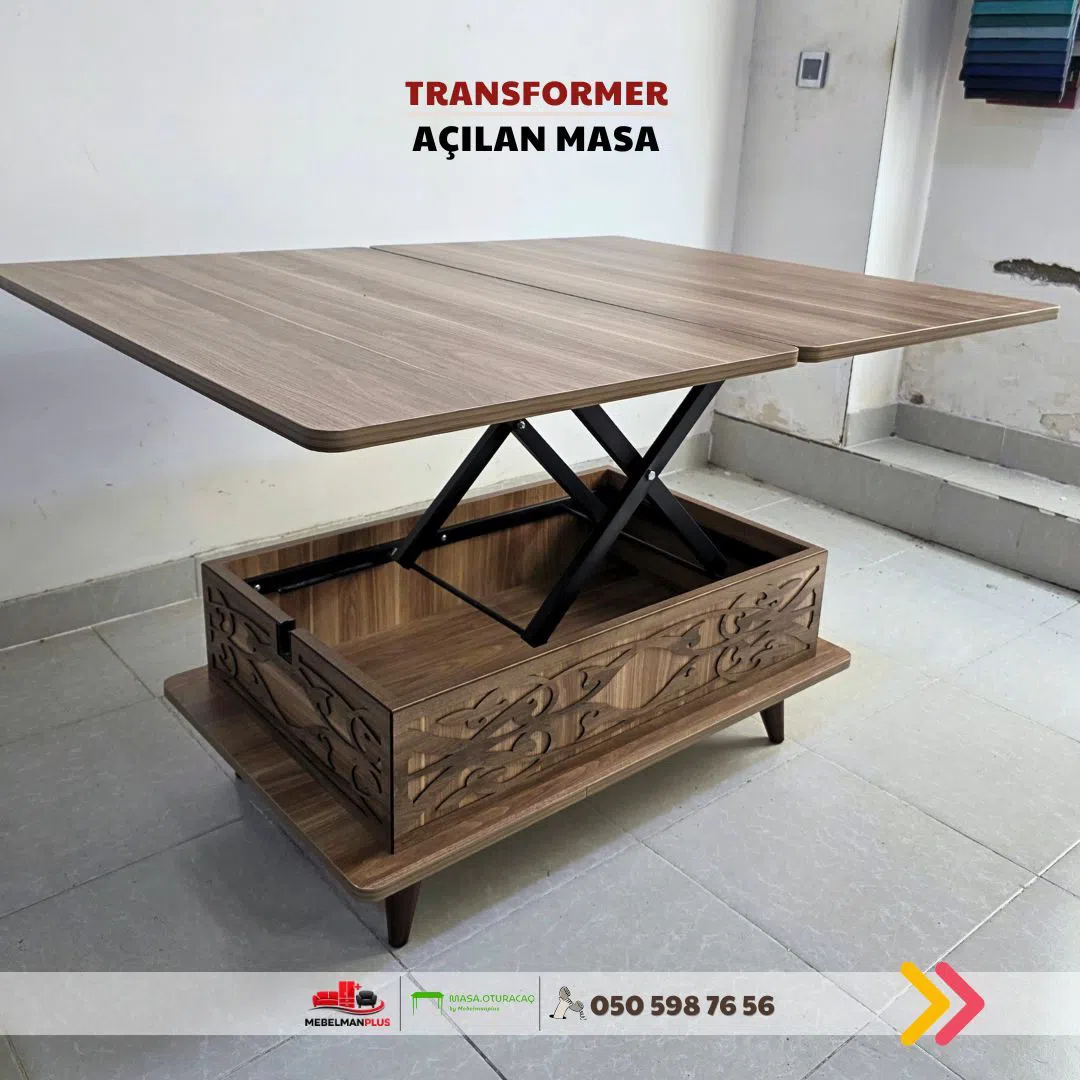 Jurnal masası Qəhvəyi rəng, Transformer — şəkil 3