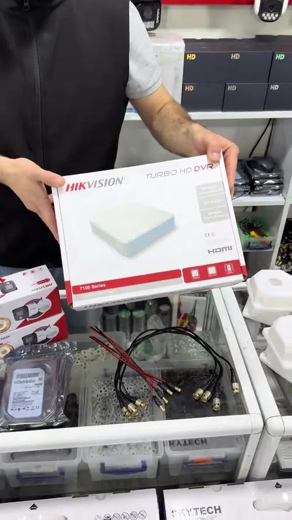 4 kanallı müşahidə kamera dəsti, 500GB HDD ilə — şəkil 9