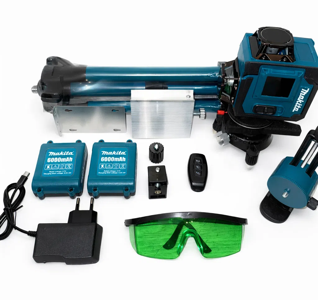 Makita Dizaynlı 4D 16 Xəttli Yaşıl Lazer Nivelir — şəkil 5