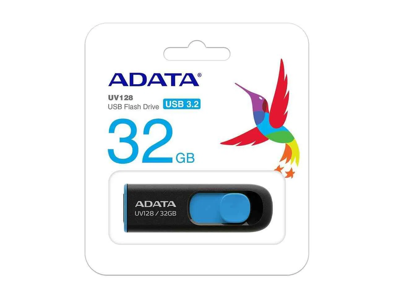 ADATA UV128 USB 3.2 Gen 1 32gb | Blue — şəkil 2