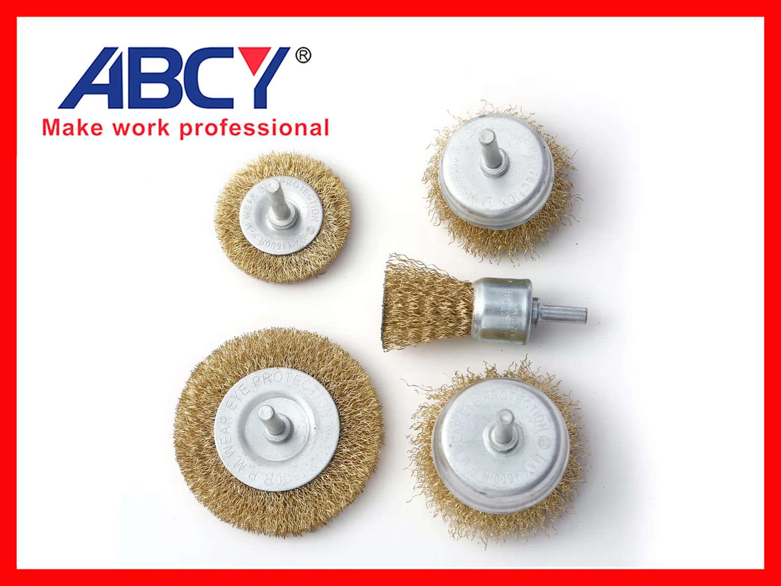 ABCY B24404 Drel üçün Fırça Dəsti, 5 ədəd