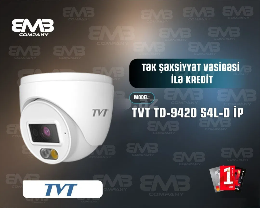 TVT TD-9420 S4L-D IP Təhlükəsizlik Kamerası