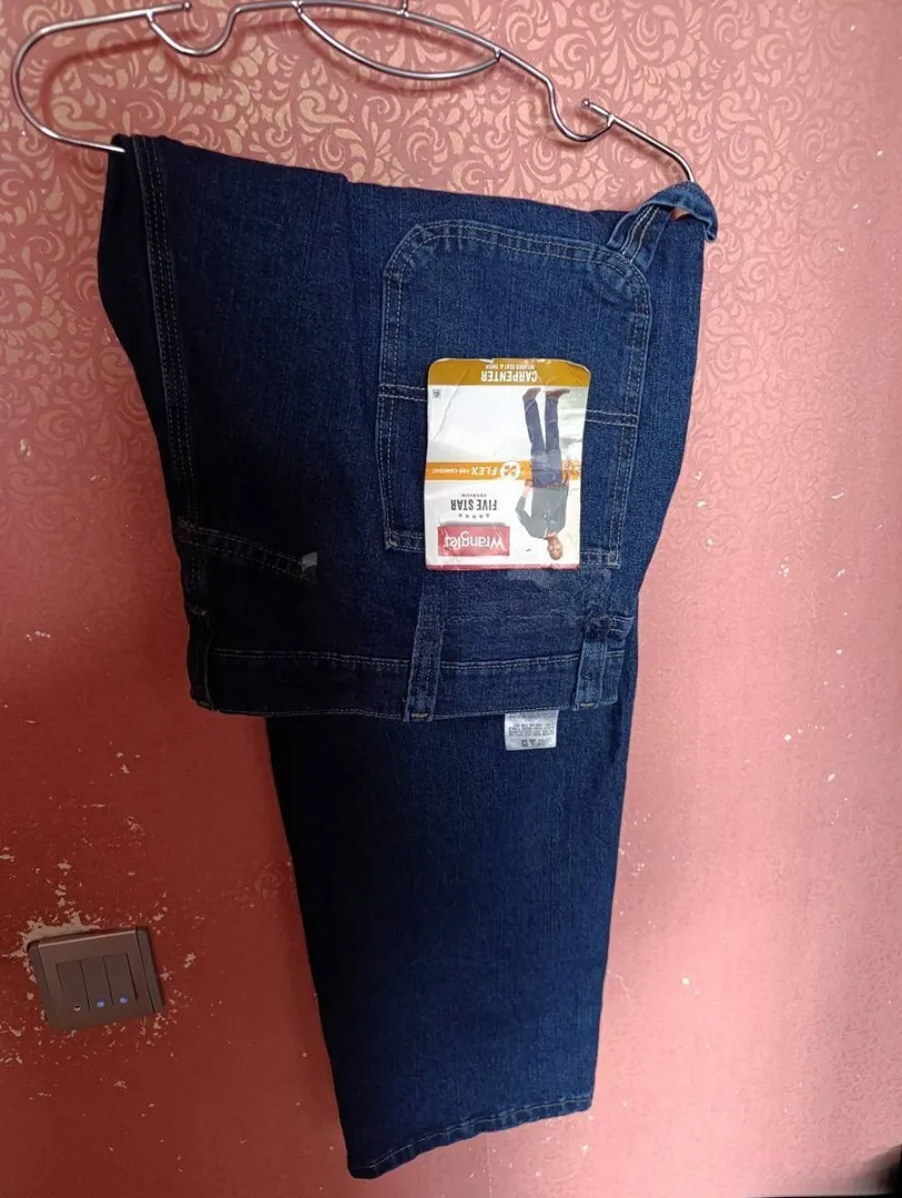 WRANGLER klassik cins şalvar - tünd göy, təzə, original — şəkil 1