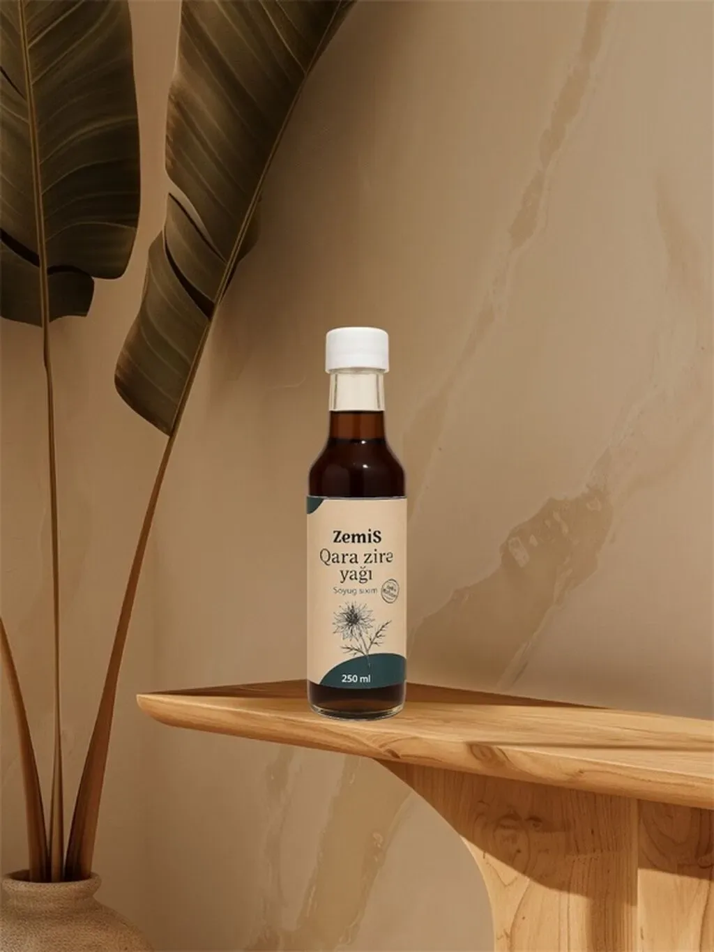 Zemis Qara Zirə Yağı (Soyuq Sıxım, 250 ml)