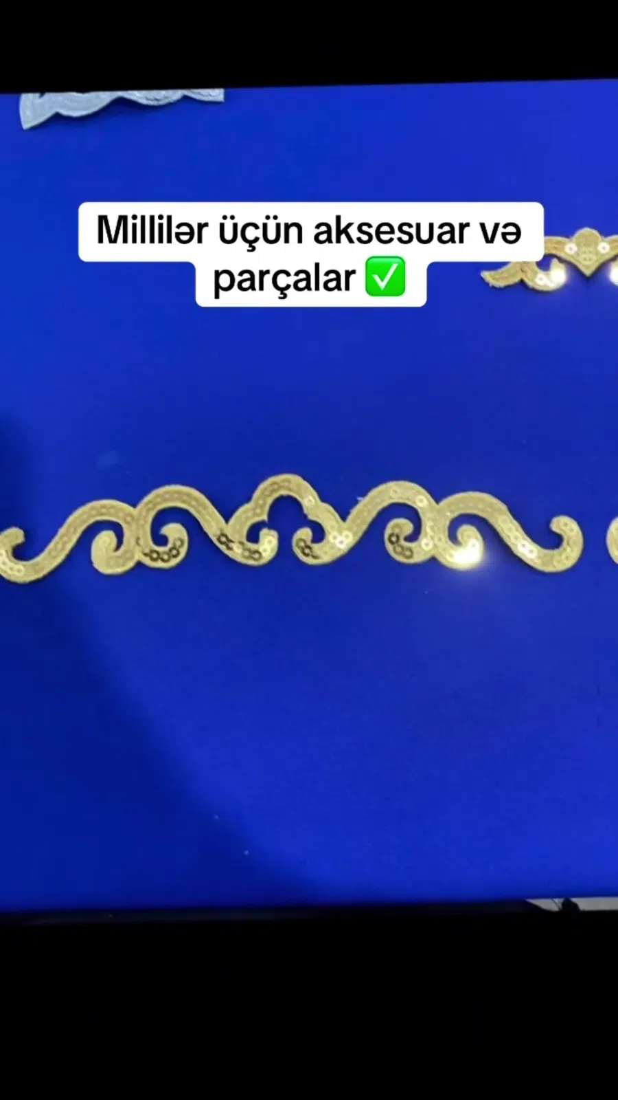 Milli geyim üçün parça və dekor materialları — şəkil 7