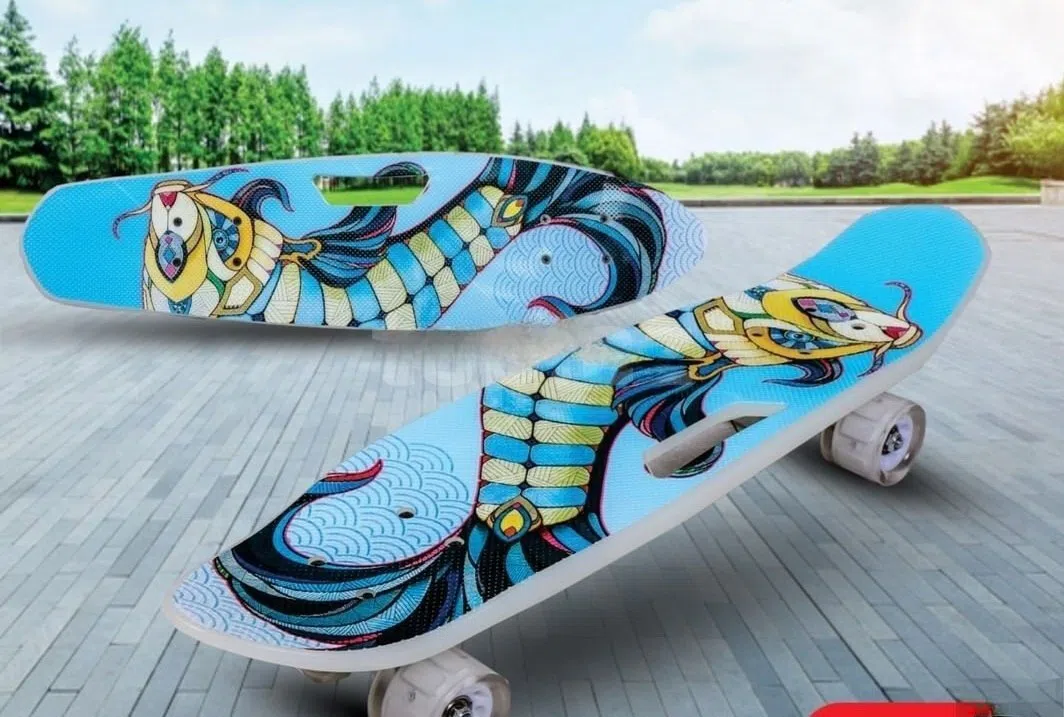 İşıqlı təkərlərə malik rəngarəng pennyboardlar — şəkil 1