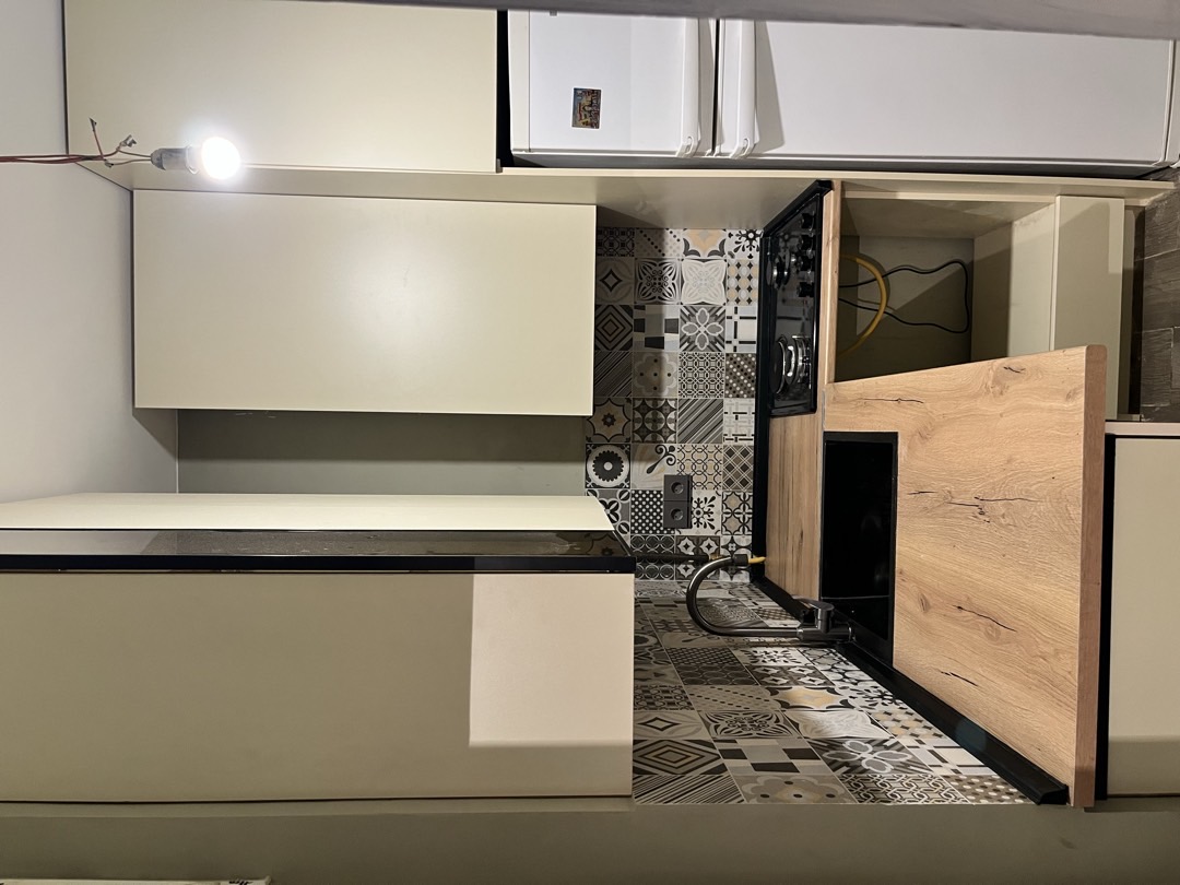 Mətbəx mebel dəsti Bej rəng — şəkil 5