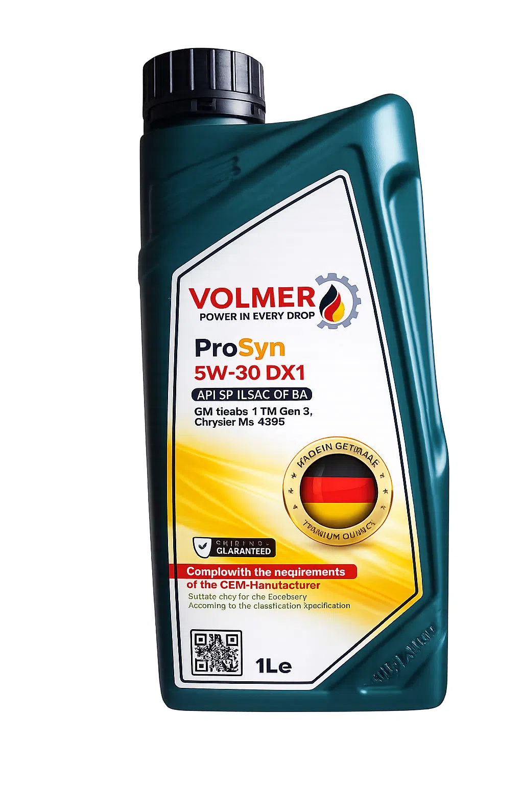 Volmer ProSyn 5W-30 DX1 Motor Yağı, 1 L — şəkil 2