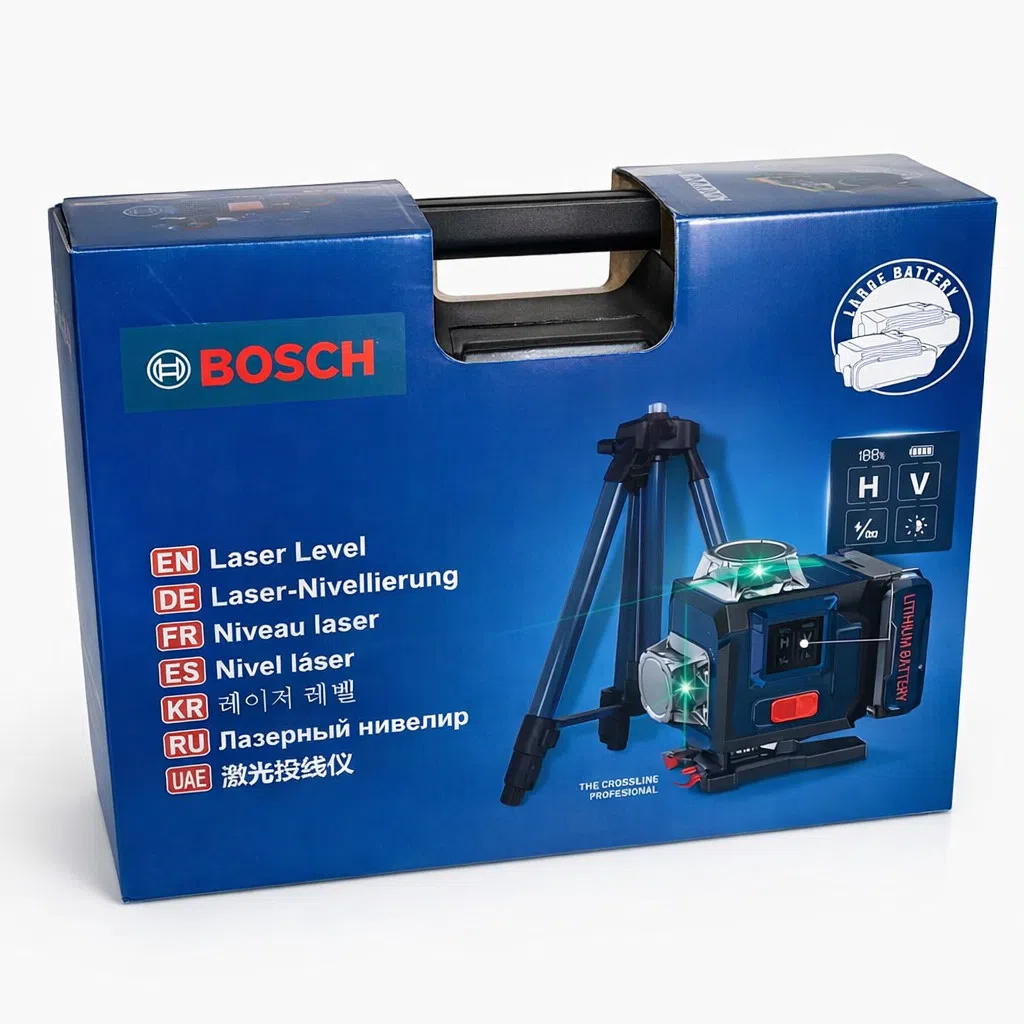 Bosch 4D Lazerli Nivelir, 16 Şüa, 6000 mAh — şəkil 2