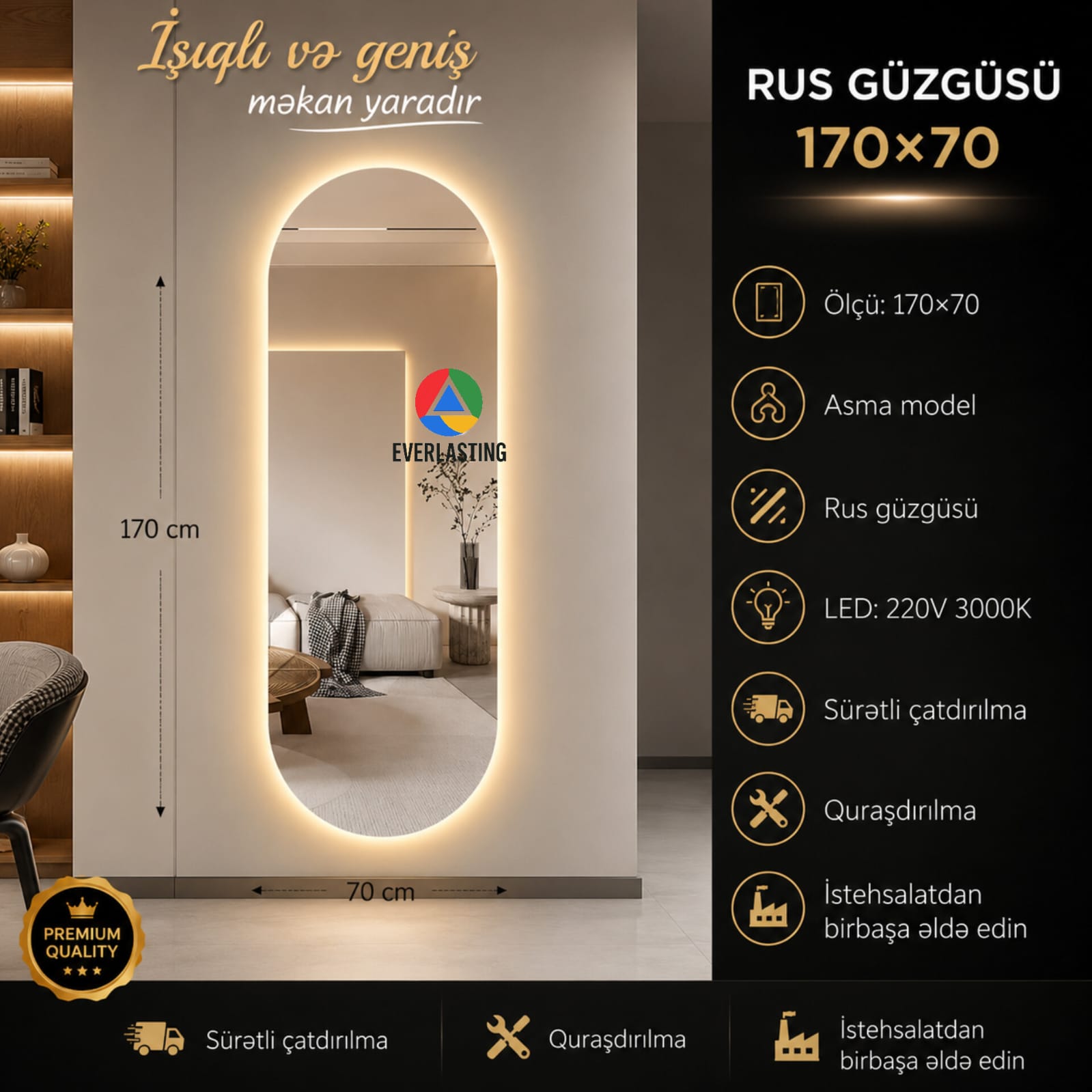 Divar güzgüsü — şəkil 1