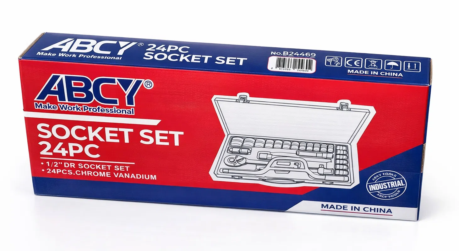 ABCY B24469 Xrom Vanadium 24 hissəli şalbanbaşı dəsti — şəkil 1