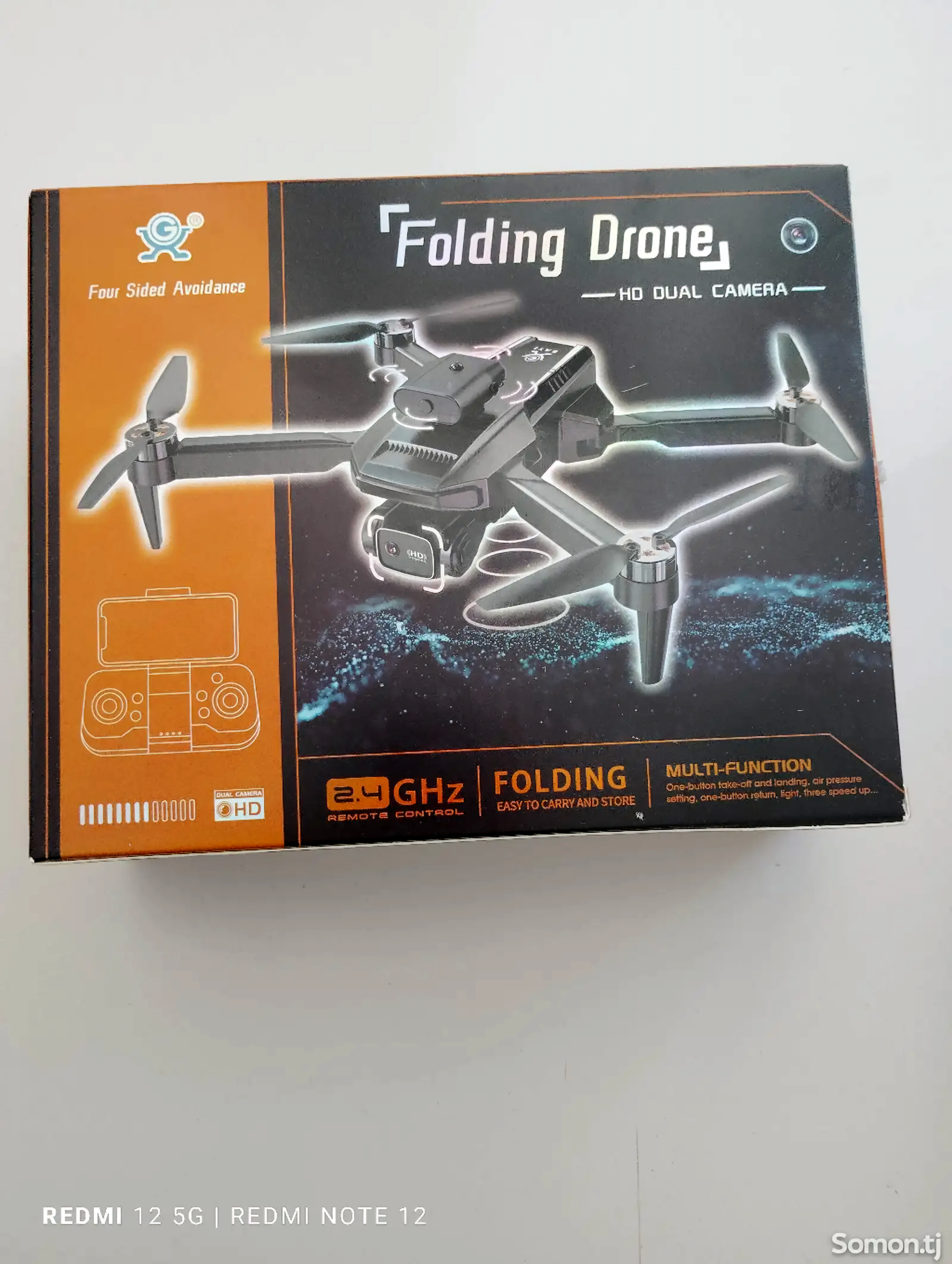 Metal motor drone, 2 original 2700 mAh batteries - Tenderyard