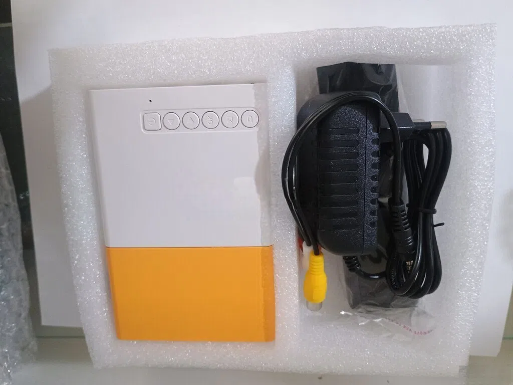 Mini proyektor, USB və HDMI çıxışlı, gecə görüntüsü — şəkil 2