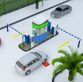 Parkinq sistemləri, ANPR kameralı sistemi