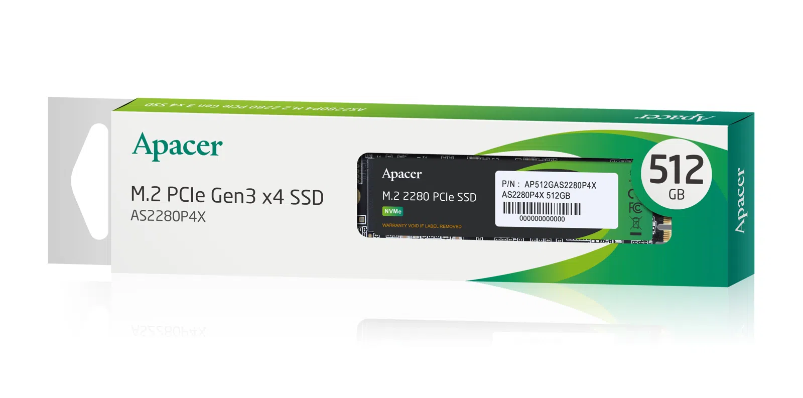 Apacer SSD, rəng ağ