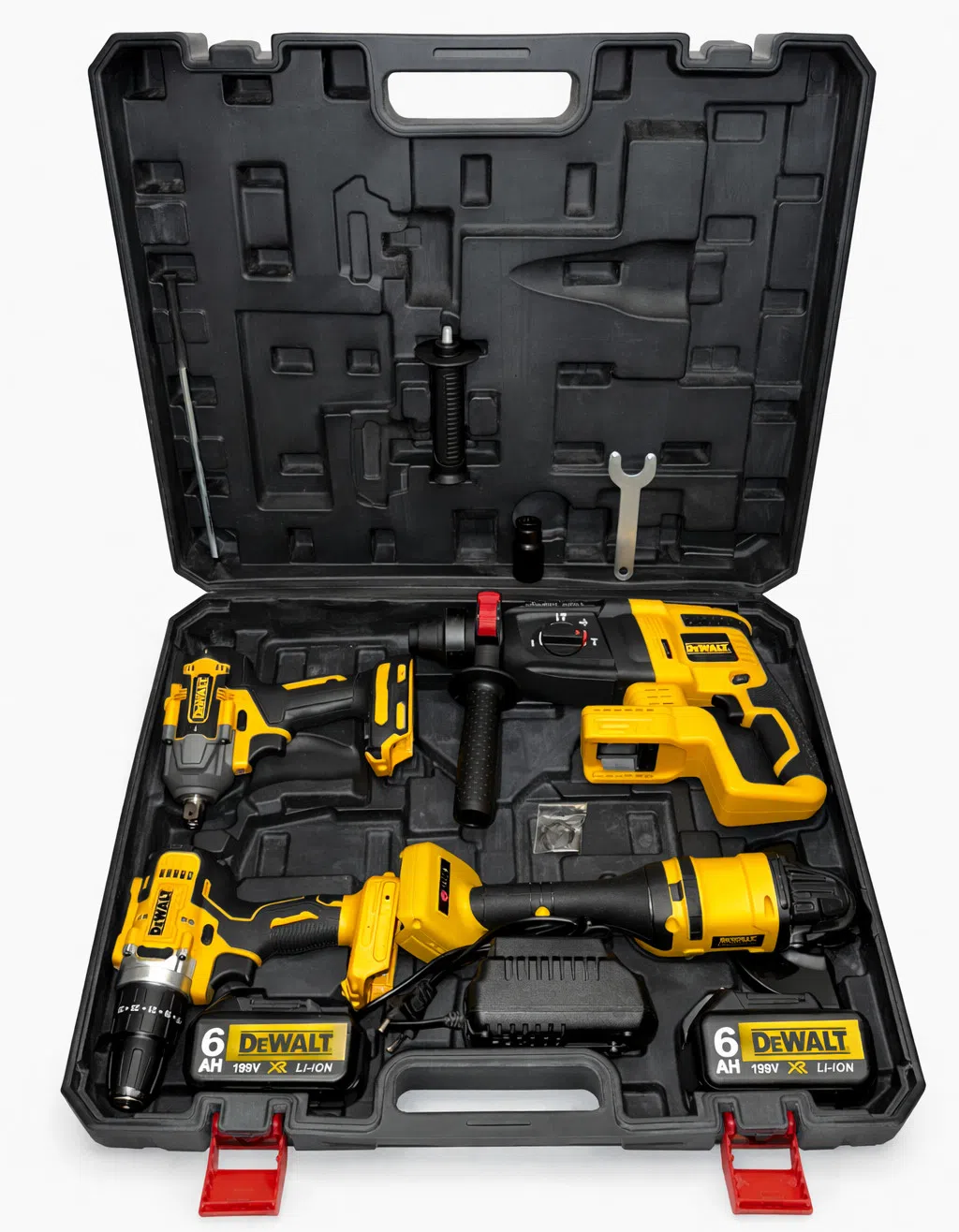 DeWalt 199V 6.0Ah 4-lü Akkumulyatorlu Alət Dəsti — şəkil 7