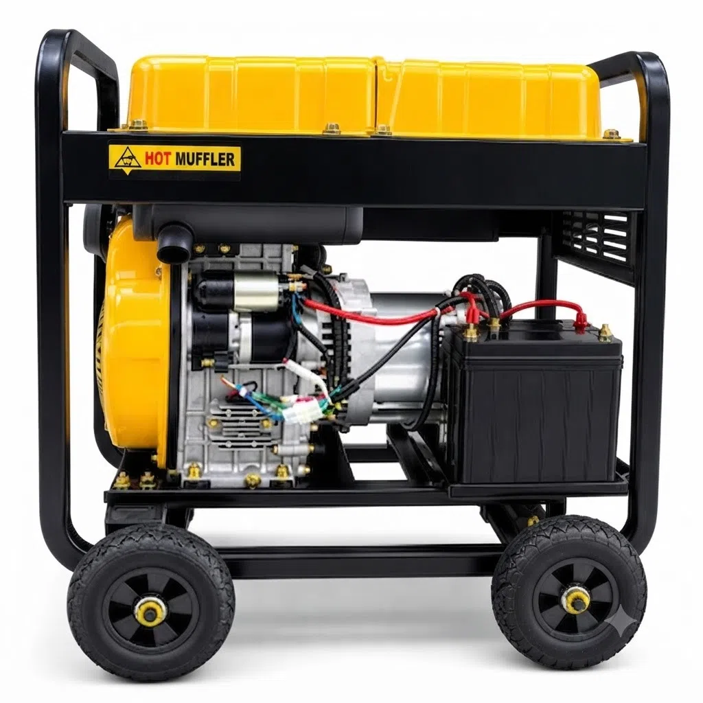 Şimşek TP11000DGE Dizel Generatoru, 8.5 kVt, 220 V — şəkil 2