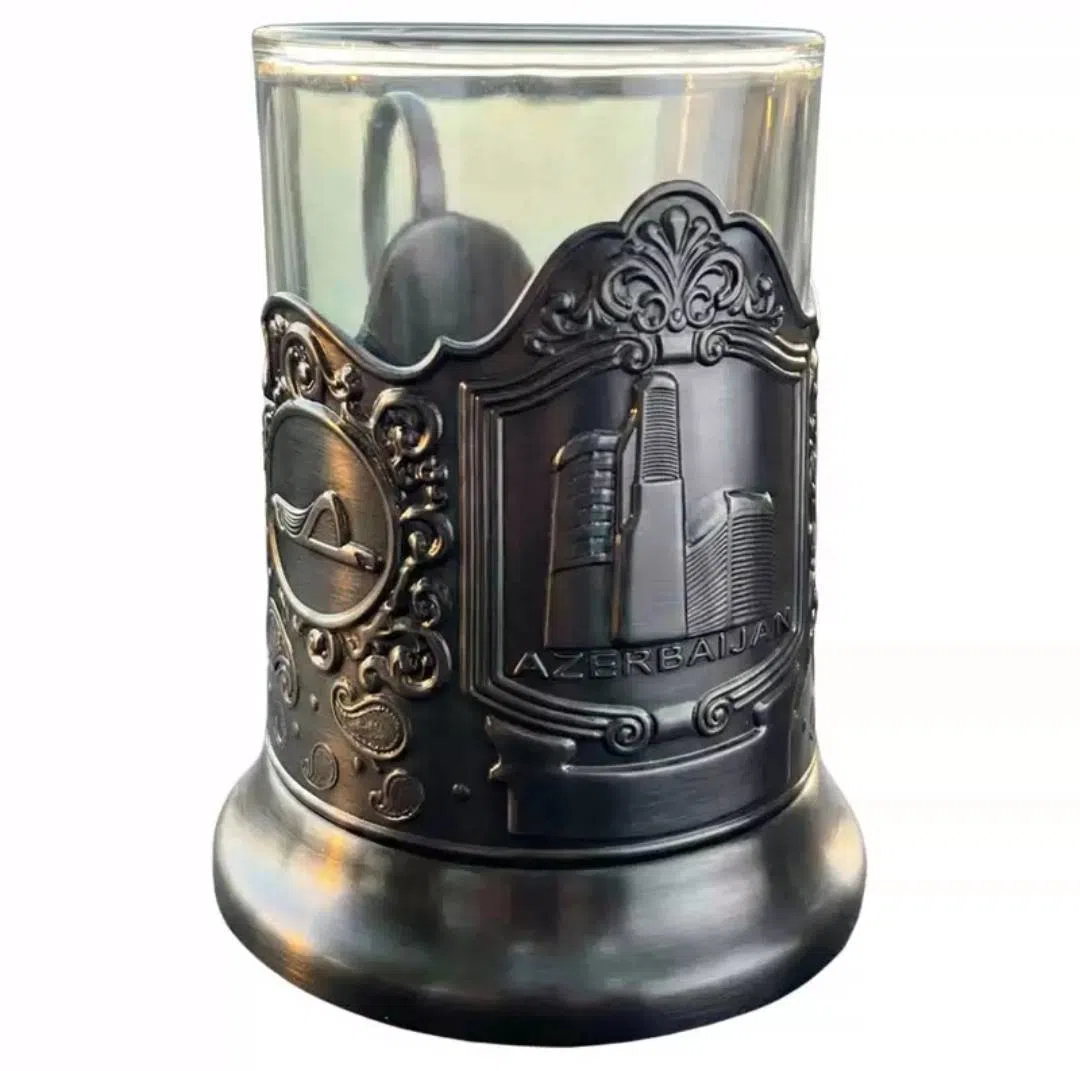 Fincan-stəkan Şüşə material — şəkil 3