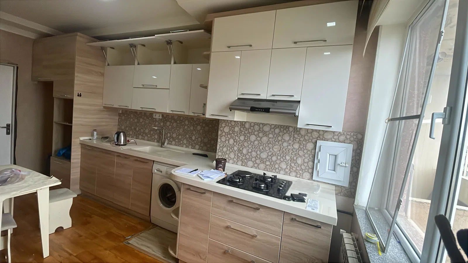 Mətbəx mebel dəsti Bej rəng