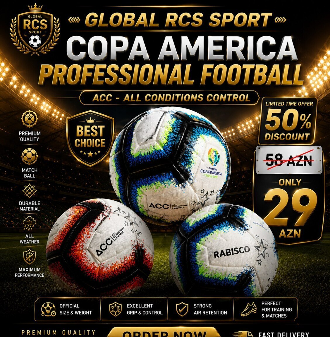 Nike Rabisco Copa America Futbol Topu — şəkil 2