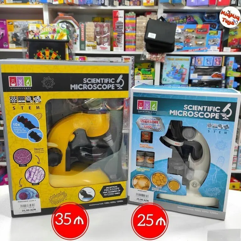 Uşaqlar üçün öyrədici oyuncaq mikroskop
