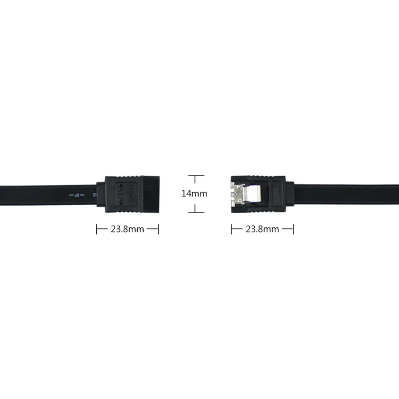 Black SATA Data Cable — şəkil 4