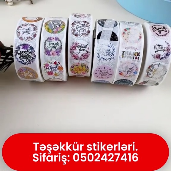Thank you stickers - Tenderyard