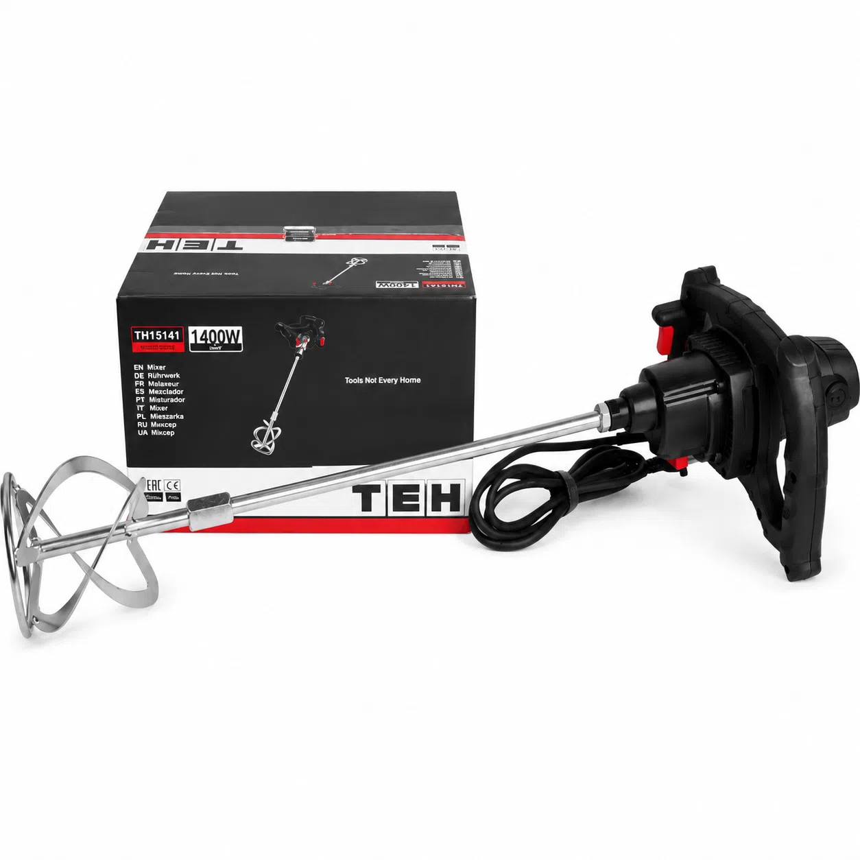 TEH THM-15141 Professional Tikinti Mikseri 1400 Vt — şəkil 3
