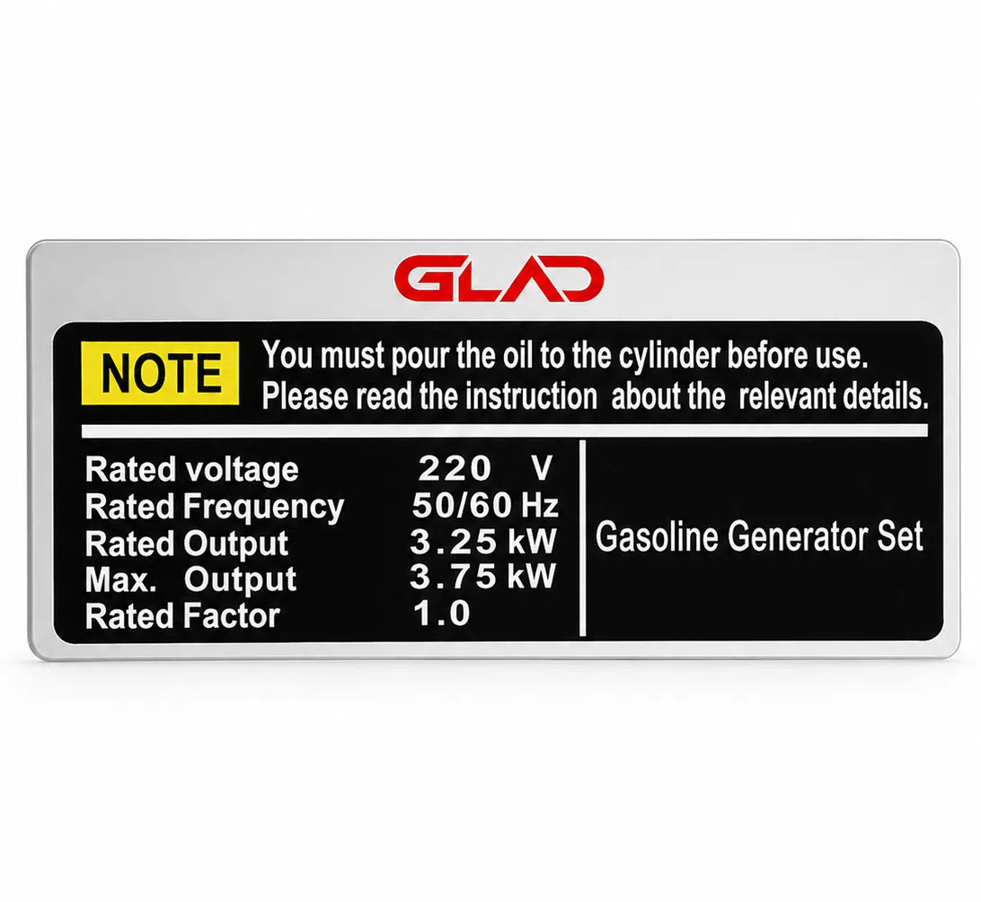 Glad CE3500 Benzin Generatoru 3 kVt — şəkil 2