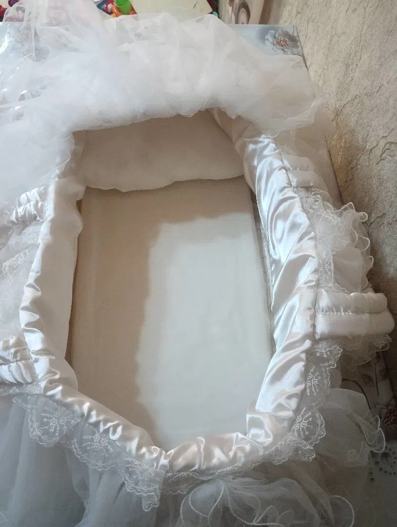 Uniseks uşaq yataq dəsti, Ağ rəng — şəkil 3