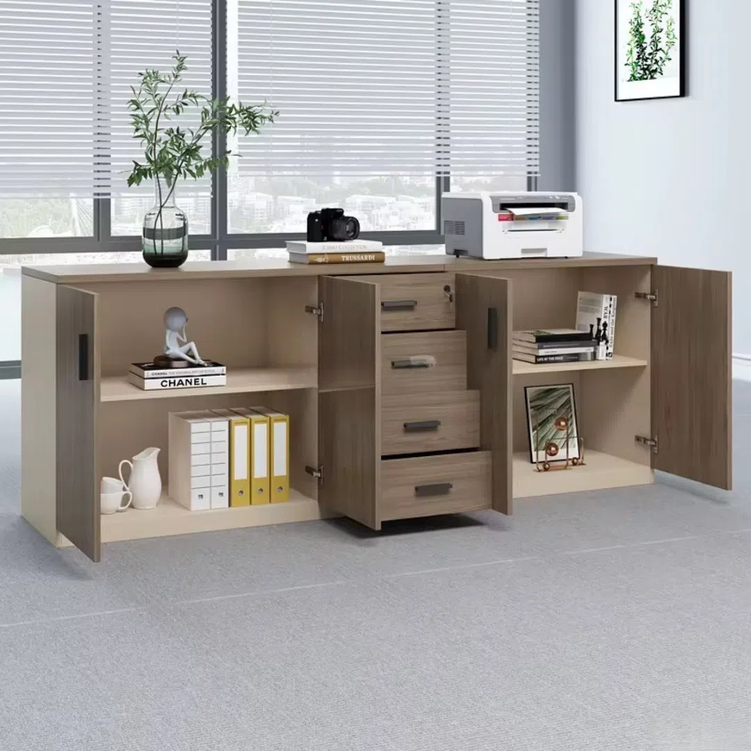 Office cabinet Two-door, Brown color - Tenderyard