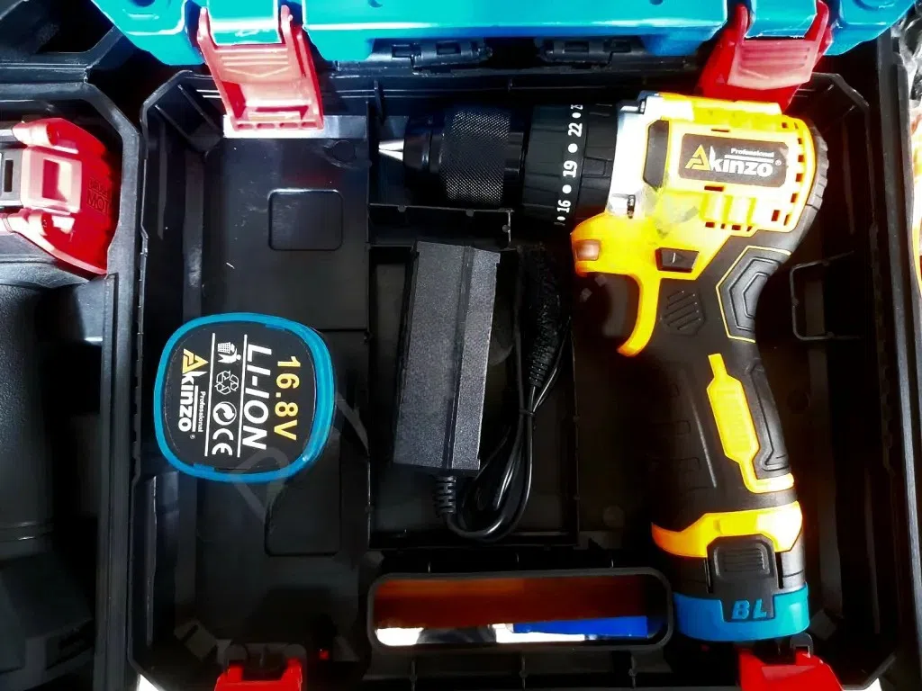 Kinzo 16.8V Zərbəli Şurupavyort Drel