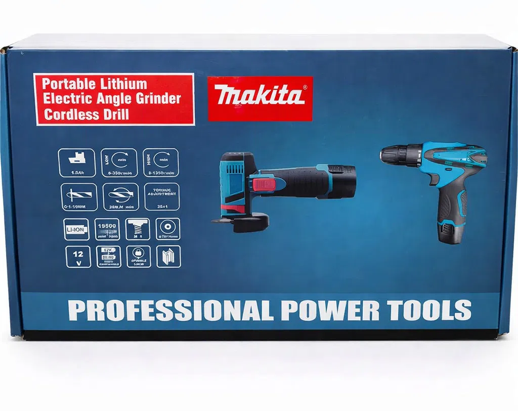 Makita 26V Li-ion Drel və Laqonda Dəsti — şəkil 1
