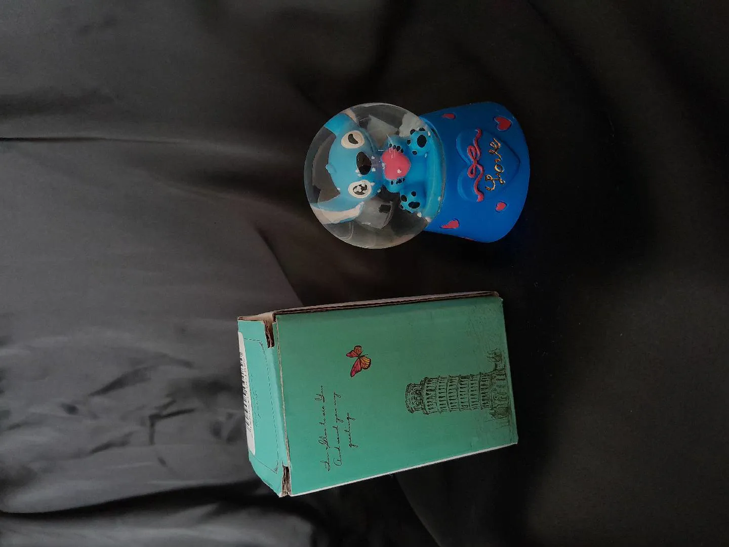 Cute Stitch design mini snow globe - Tenderyard