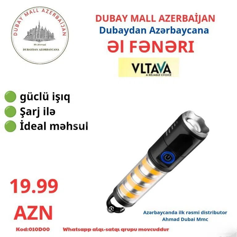 Şarjlı LED fənər