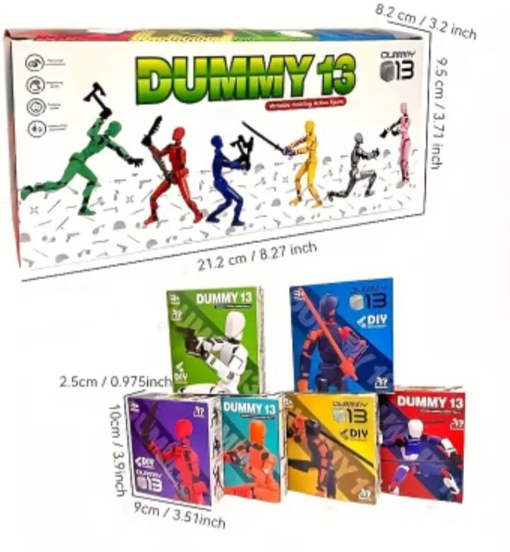 Dummy 13 Articulated Action Figure Set - Tenderyard