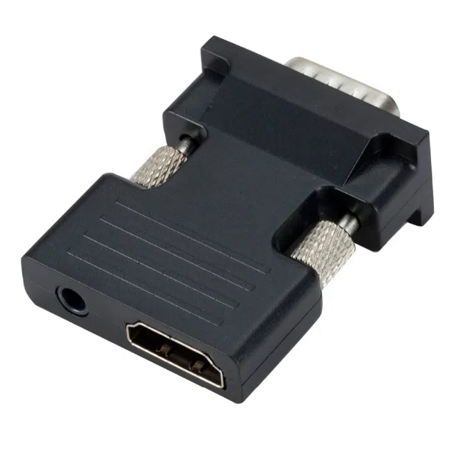 HDMI-compatible Female to VGA Male Converter Adapter — şəkil 4