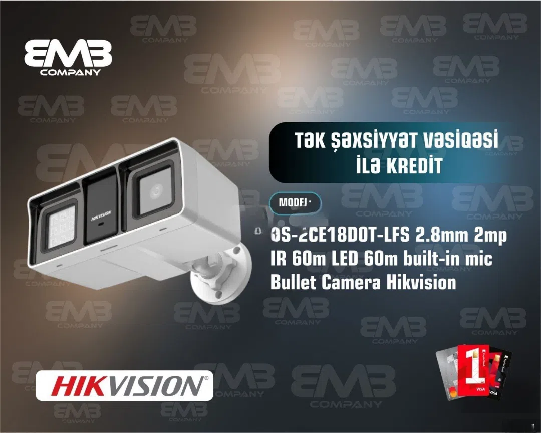 Hikvision DS-2CE18D0T-LFS Təhlükəsizlik Kamerası - Tenderyard